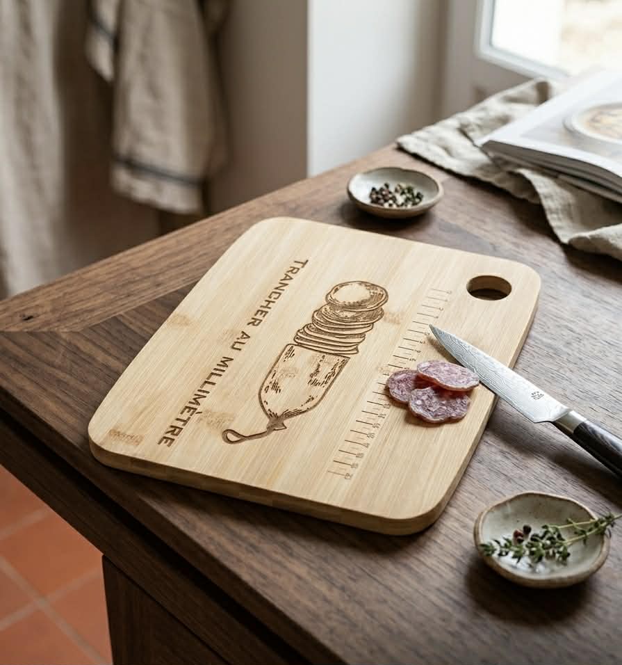 Planche à Saucisson "Trancher au Millimètre" – Image 5