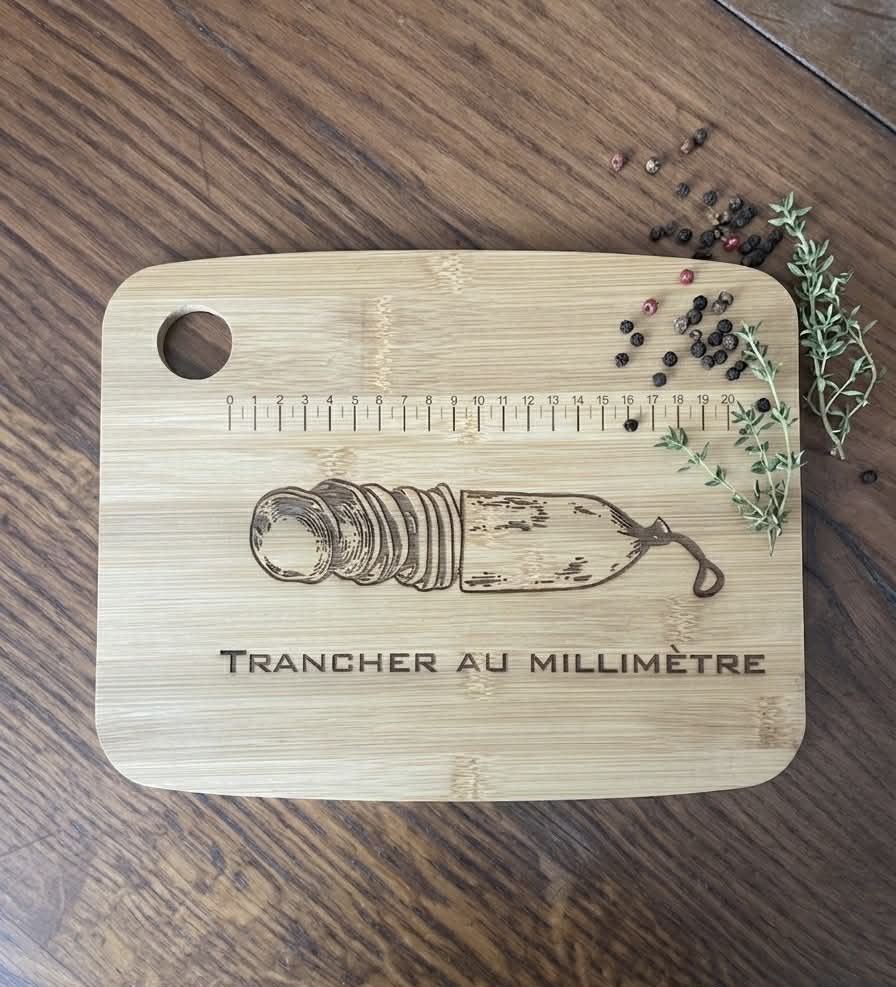 Planche à Saucisson "Trancher au Millimètre" – Image 4