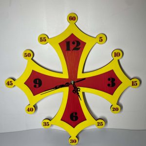 Horloge "Croix Occitane"